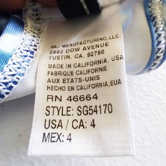 Spendid Girls - Hidden Shores Tie Dye Bandeau Top - Lil Girl Bikini Top - Picture 5 of 5